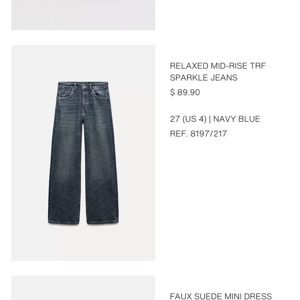Zara Sparkle Jean - Picture 2 of 2
